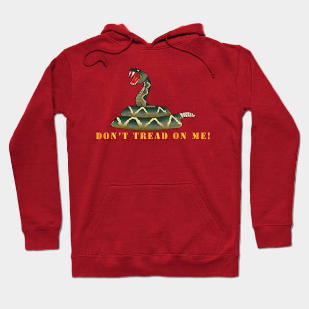 USA - Dont Tread on Me Only Hoodie by twix123844